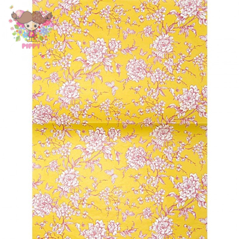 Paper Patch ☆Toile D.J Butterflies Yellow☆